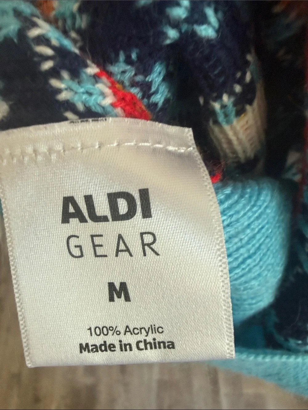 Aldi bright blue